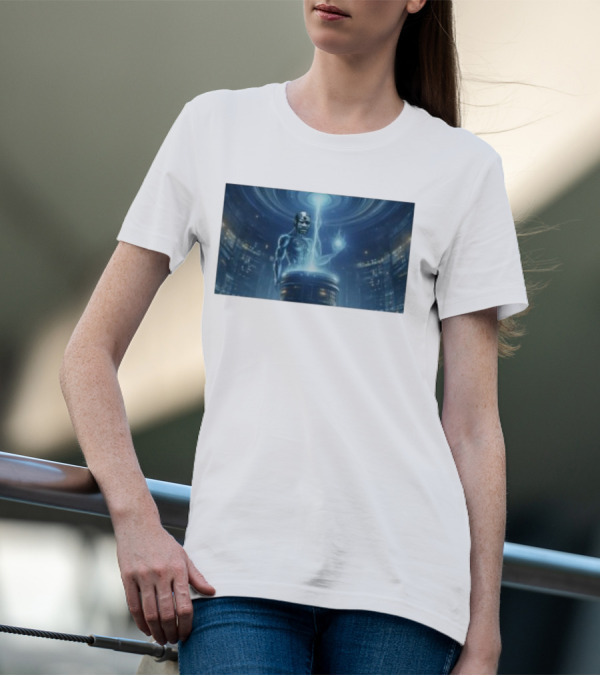 0Xerrl George Droyd Reactor Cybernetic Energy Power Core T-Shirt