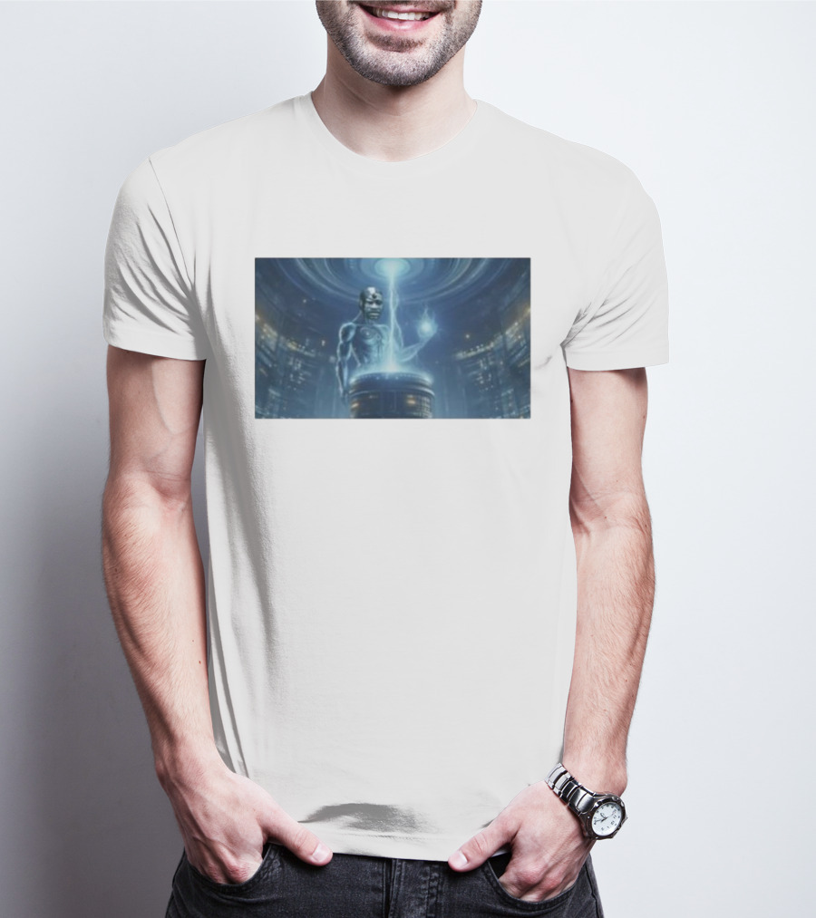0Xerrl George Droyd Reactor Cybernetic Energy Power Core T-Shirt