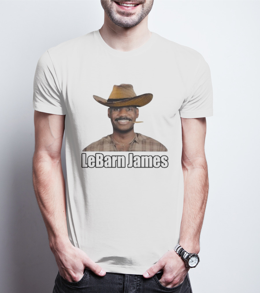 Lebron James Lebarn James Cowboy Hat Mustache T-Shirt