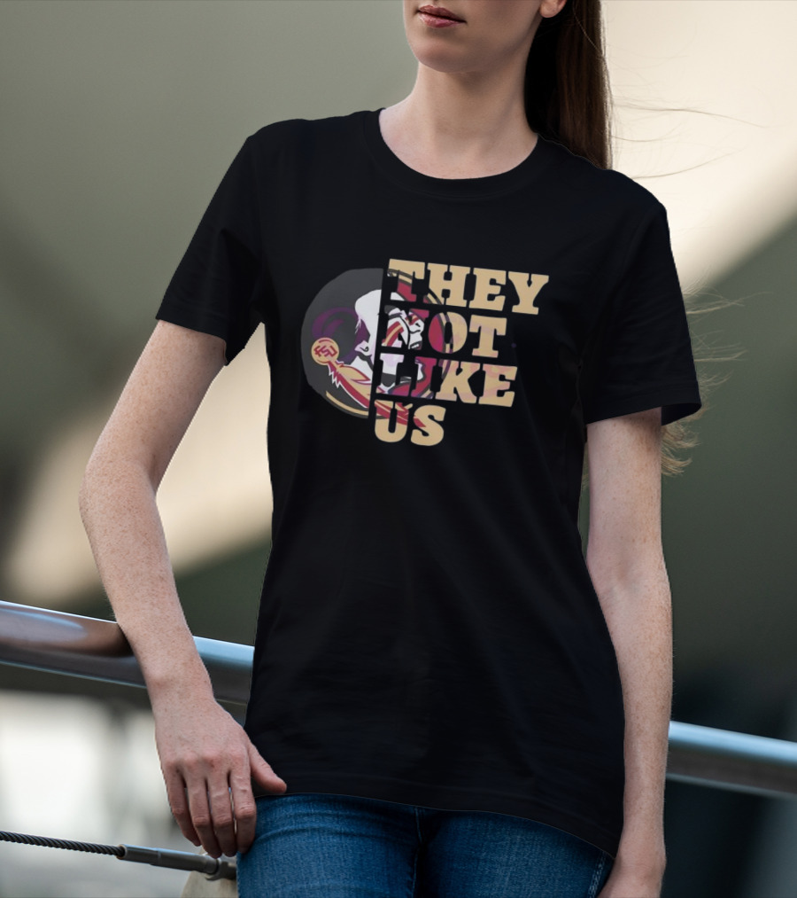 They Not Like Us Florida State Seminoles 2025 Football T-Shirt