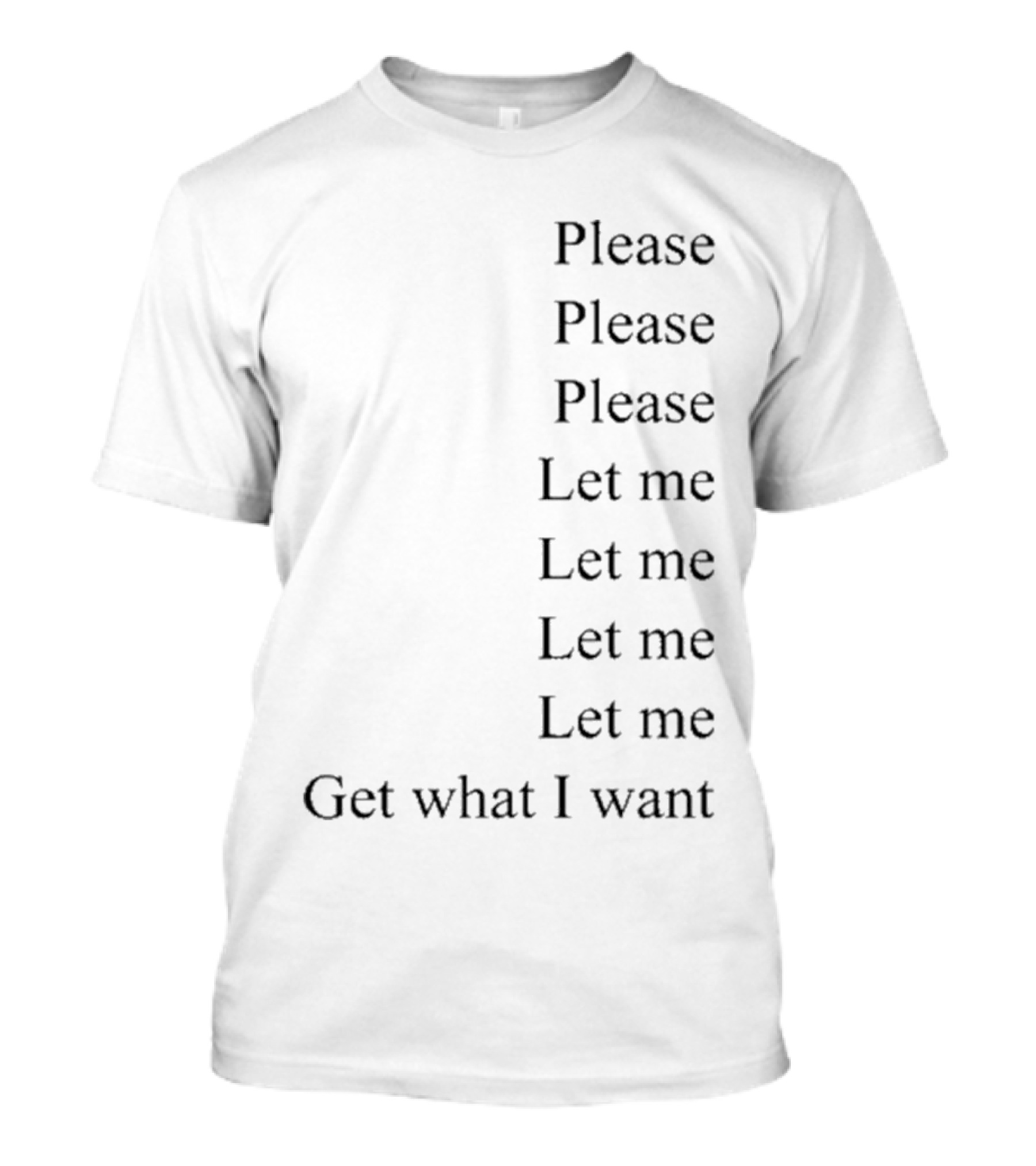 Please Please Please Let Me Get What I Want Song T-Shirt