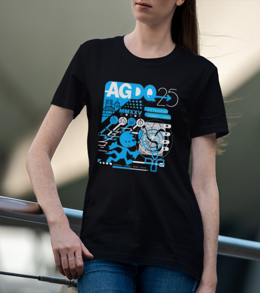 AGDQ 25 Pittsburgh Pennsylvania MMXXV Hype Speed Run Event T-Shirt