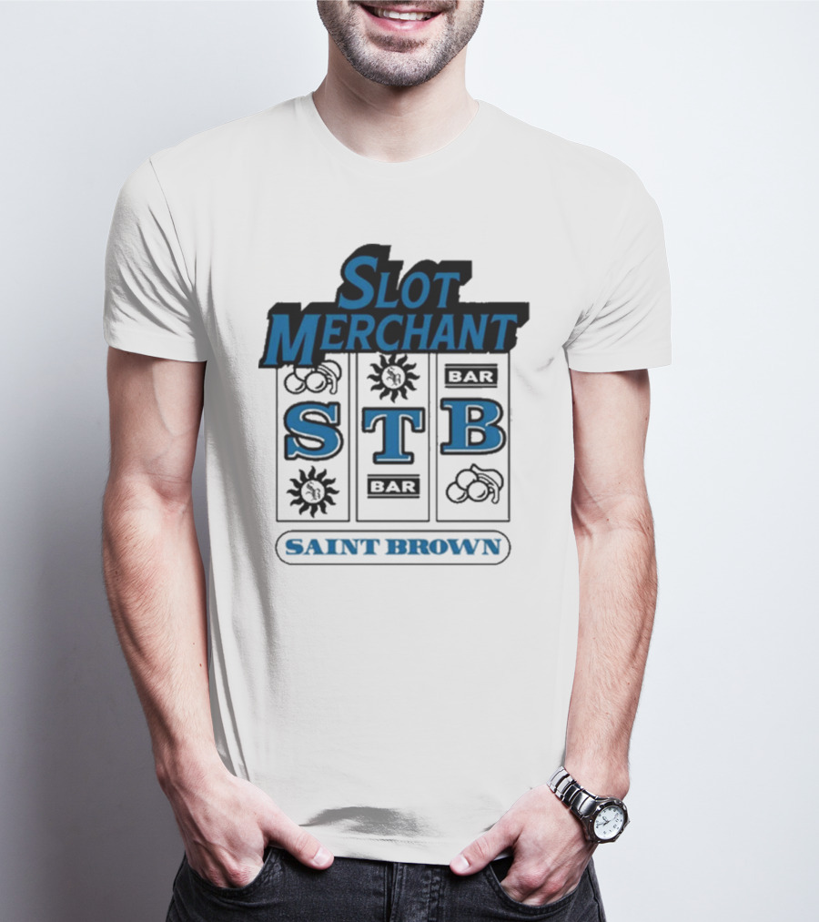 Slot Merchant STB Bar Saint Brown Amon-ra St Brown T-Shirt
