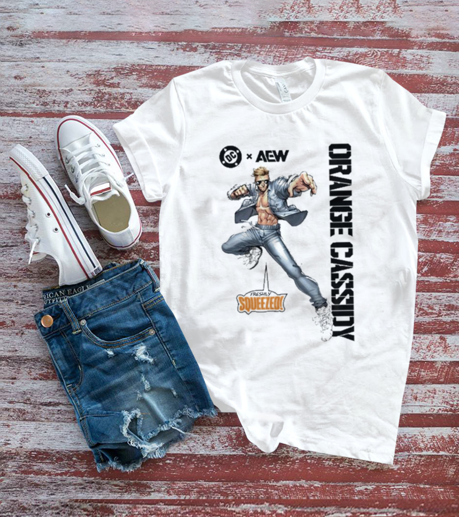 AEW Orange Cassidy Freshly Squeezed OC Comic T-Shirt