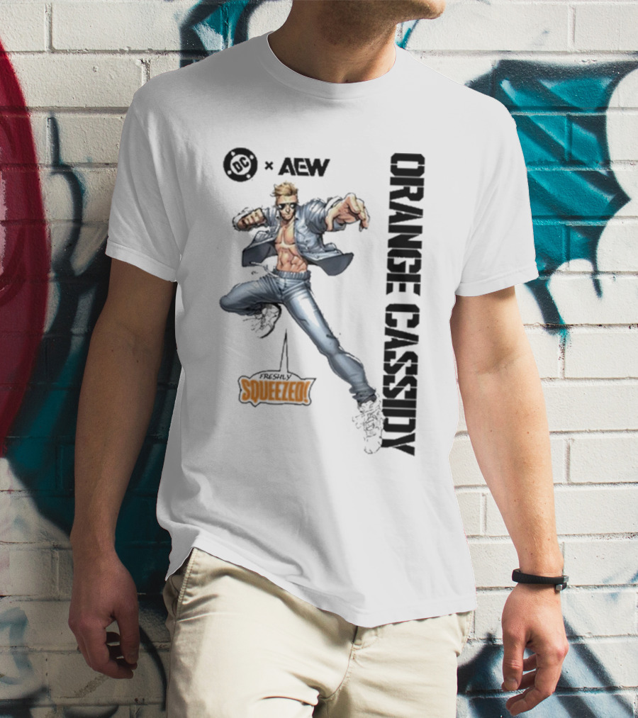AEW Orange Cassidy Freshly Squeezed OC Comic T-Shirt