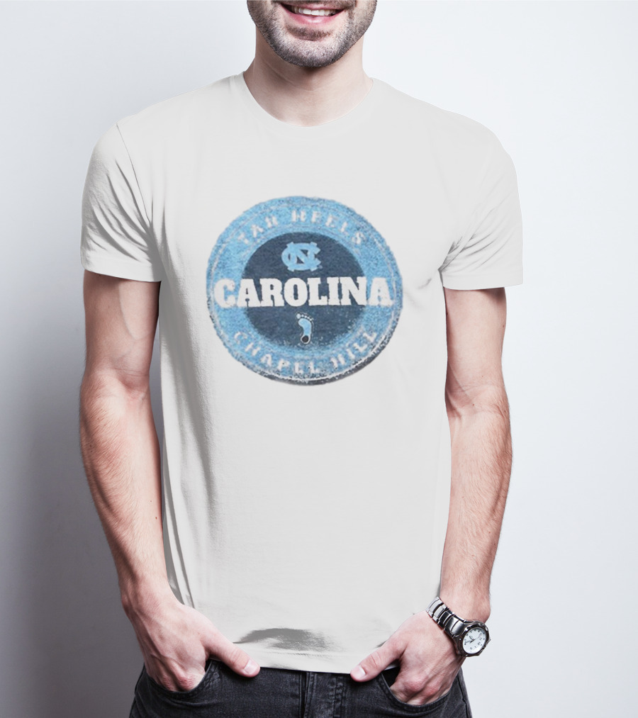 Tar Heels Chapel Hill Carolina NC Round Splatter T-Shirt