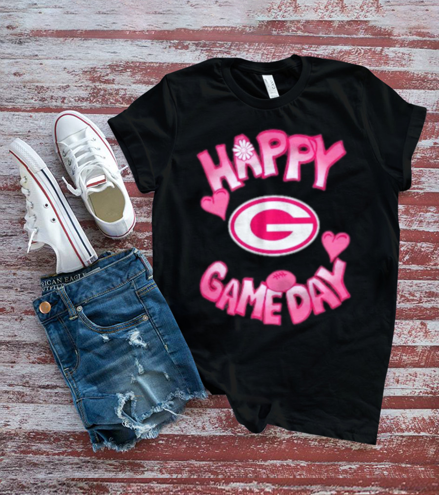 Happy Gameday Valentine’s Day Green Bay Packers 2025 T-Shirt