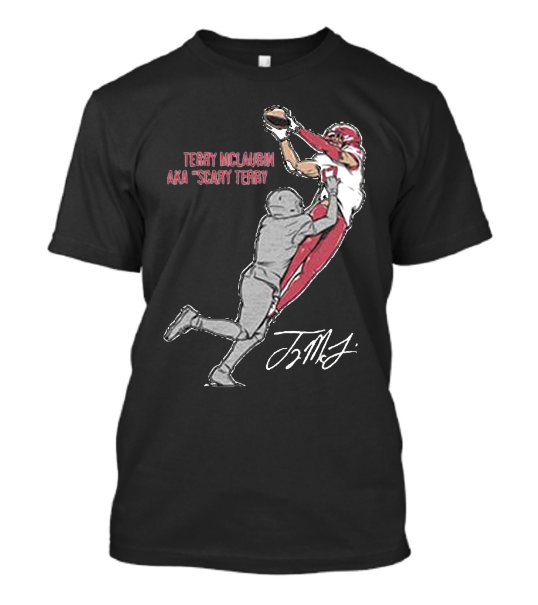 Terry McLaurin AKA Scary Terry Catch Signature T-Shirt