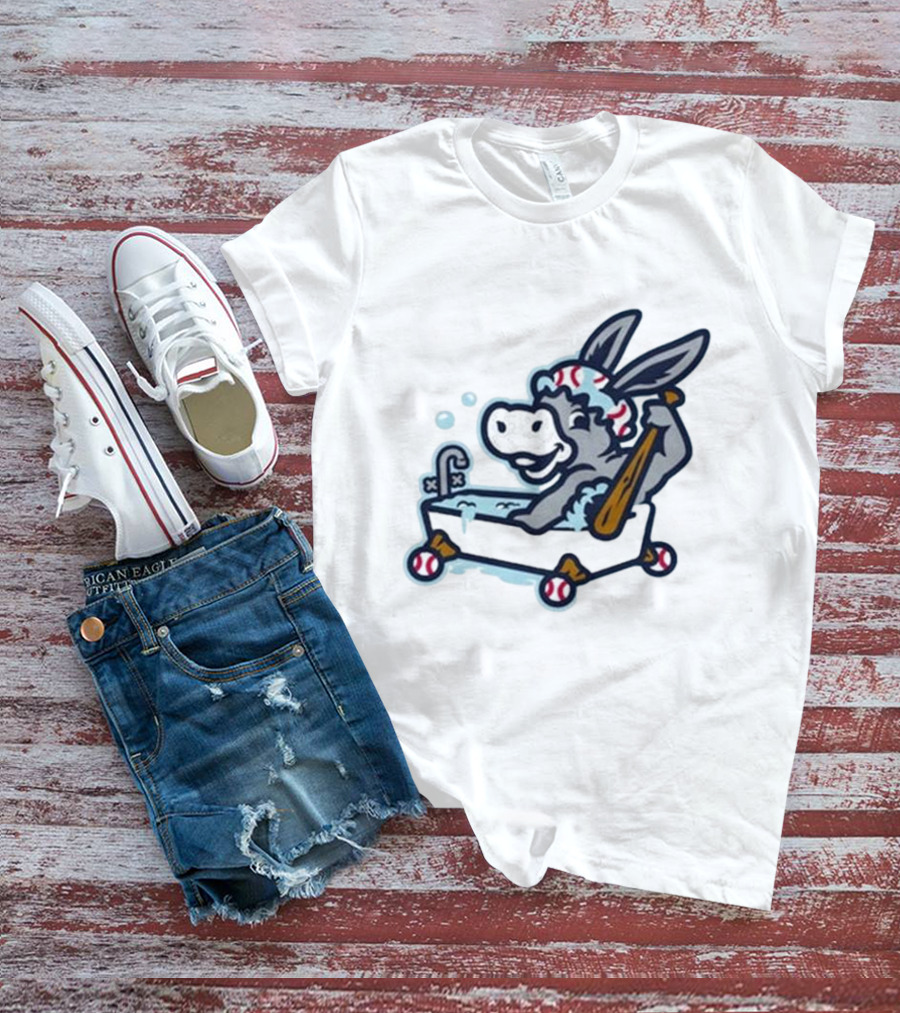 Bathtub Donkeys Baseball Bathtub Donkey Baseball T-Shirt