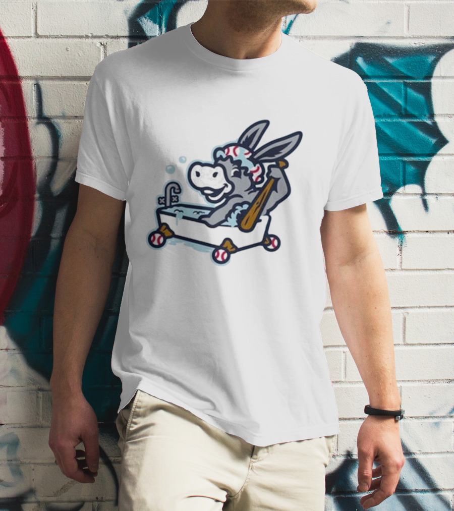 Bathtub Donkeys Baseball Bathtub Donkey Baseball T-Shirt