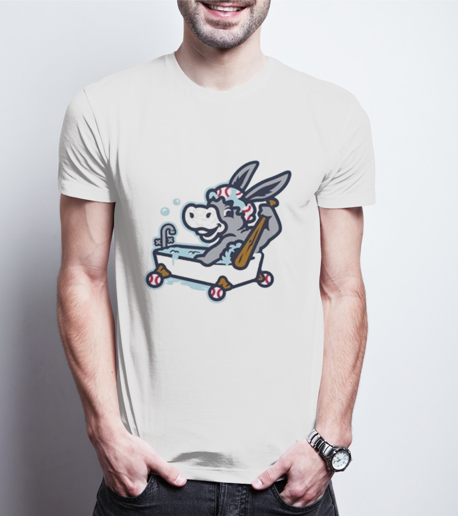 Bathtub Donkeys Baseball Bathtub Donkey Baseball T-Shirt