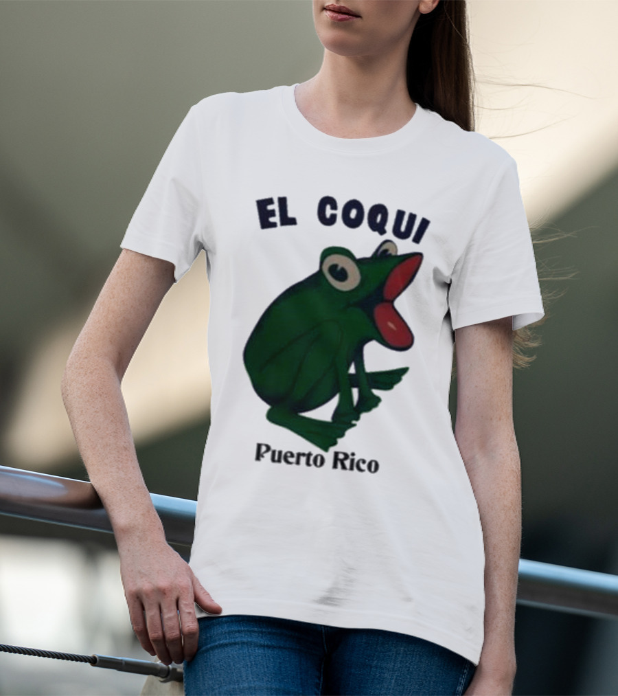 Dios Bunny El Coqui Puerto Rico Frog T-Shirt