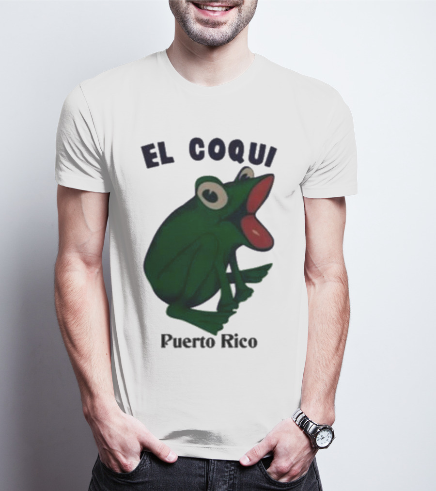 Dios Bunny El Coqui Puerto Rico Frog T-Shirt
