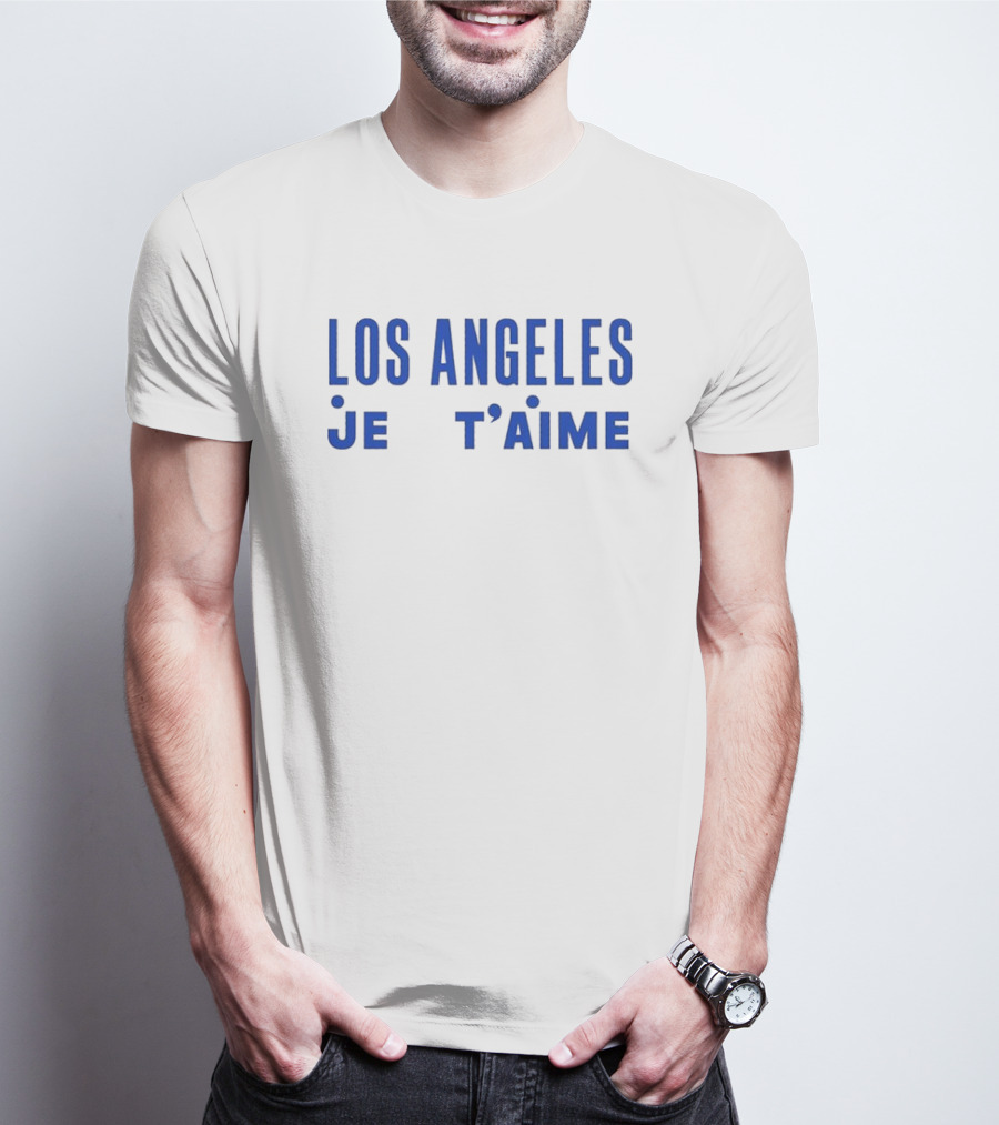 Clare V Los Angeles Je T’aime Love You T-Shirt