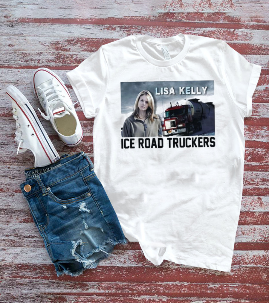 Lisa Kelly Ice Road Truckers Red Truck Adventure T-Shirt