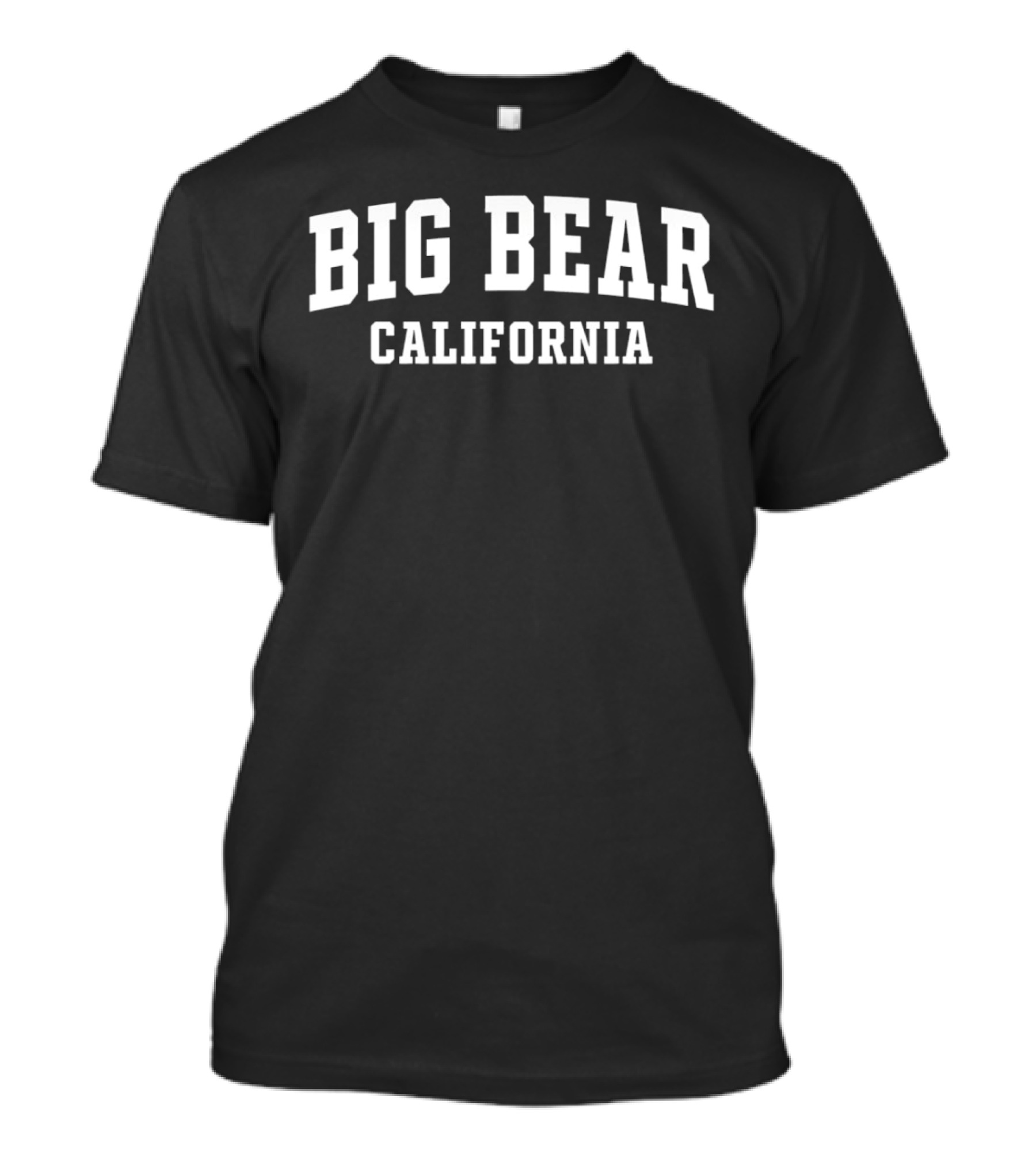 Big Bear California Bold Text Arch T-Shirt