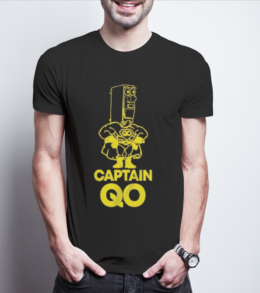 Captain QO Superhero The Big Bang Theory Comic T-Shirt