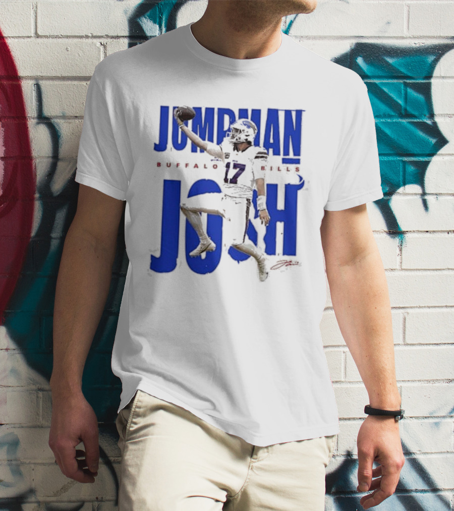 JUMPMAN JOSH BUFFALO BILLS 17 Signature T-Shirt
