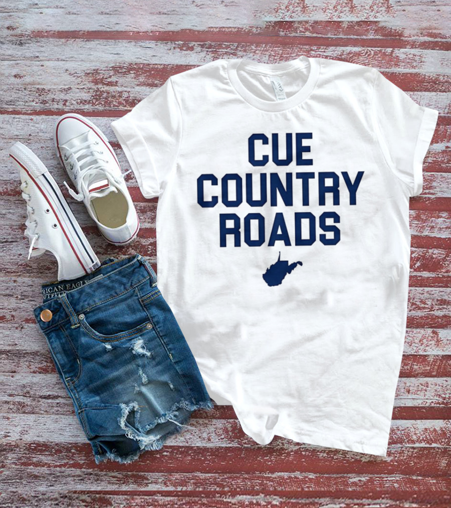 Lindzee Cue Country Roads West Virginia T-Shirt