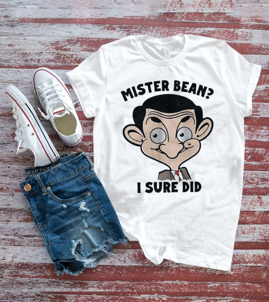 Mister Bean I Sure Did Face T-Shirt