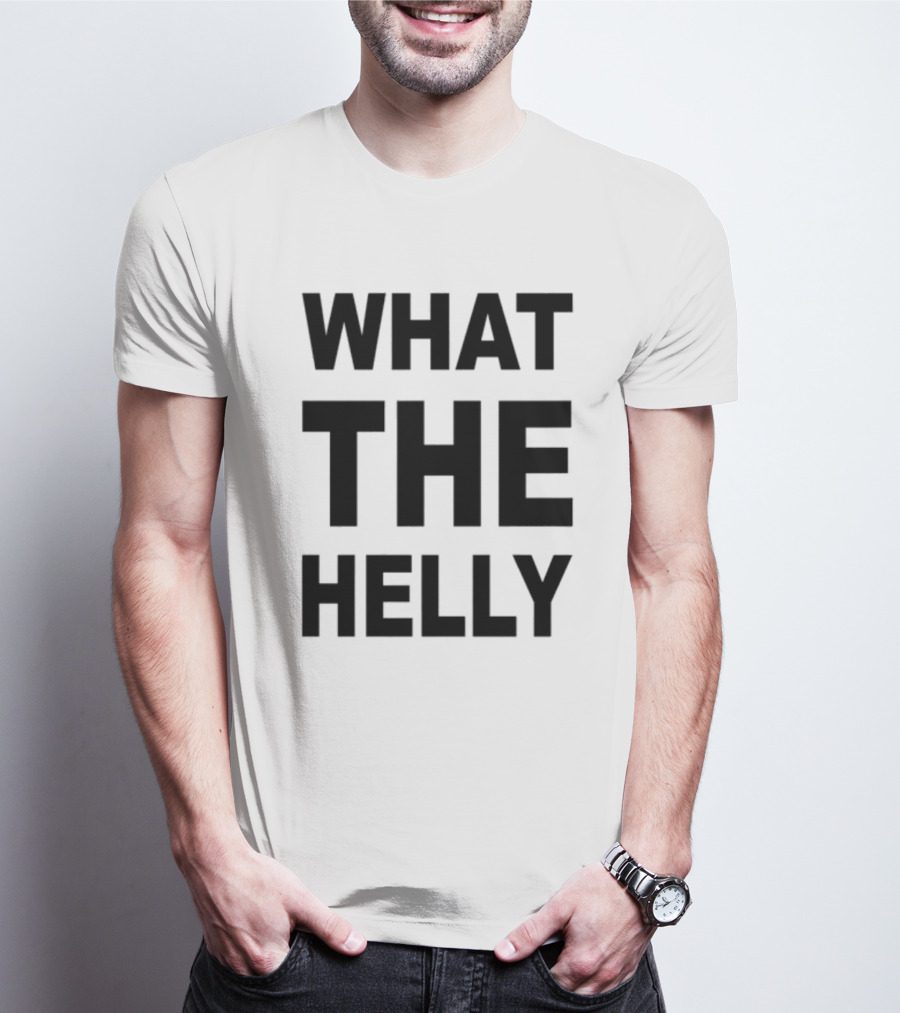 1 800 Wthelly Hotline Humor Statement Phone Graphic T-Shirt