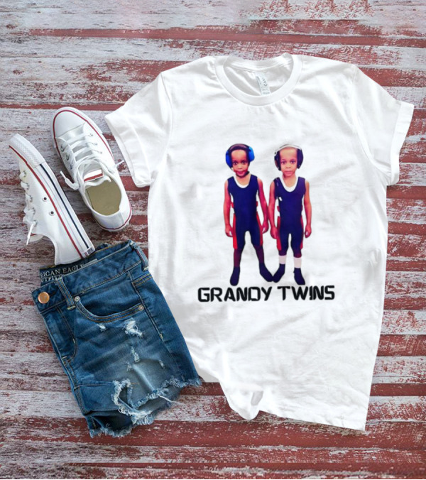 Baby Grandy Twins Wrestlers With Protective Headgear T-Shirt