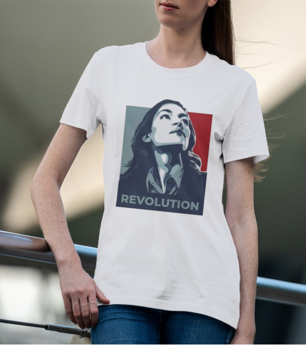 Alexandria Ocasio-Cortez AOC Revolution Inspiration T-Shirt