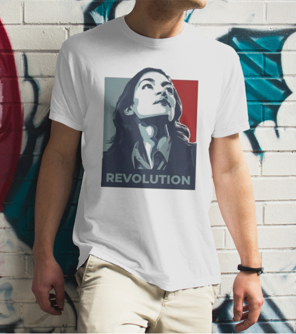 Alexandria Ocasio-Cortez AOC Revolution Inspiration T-Shirt