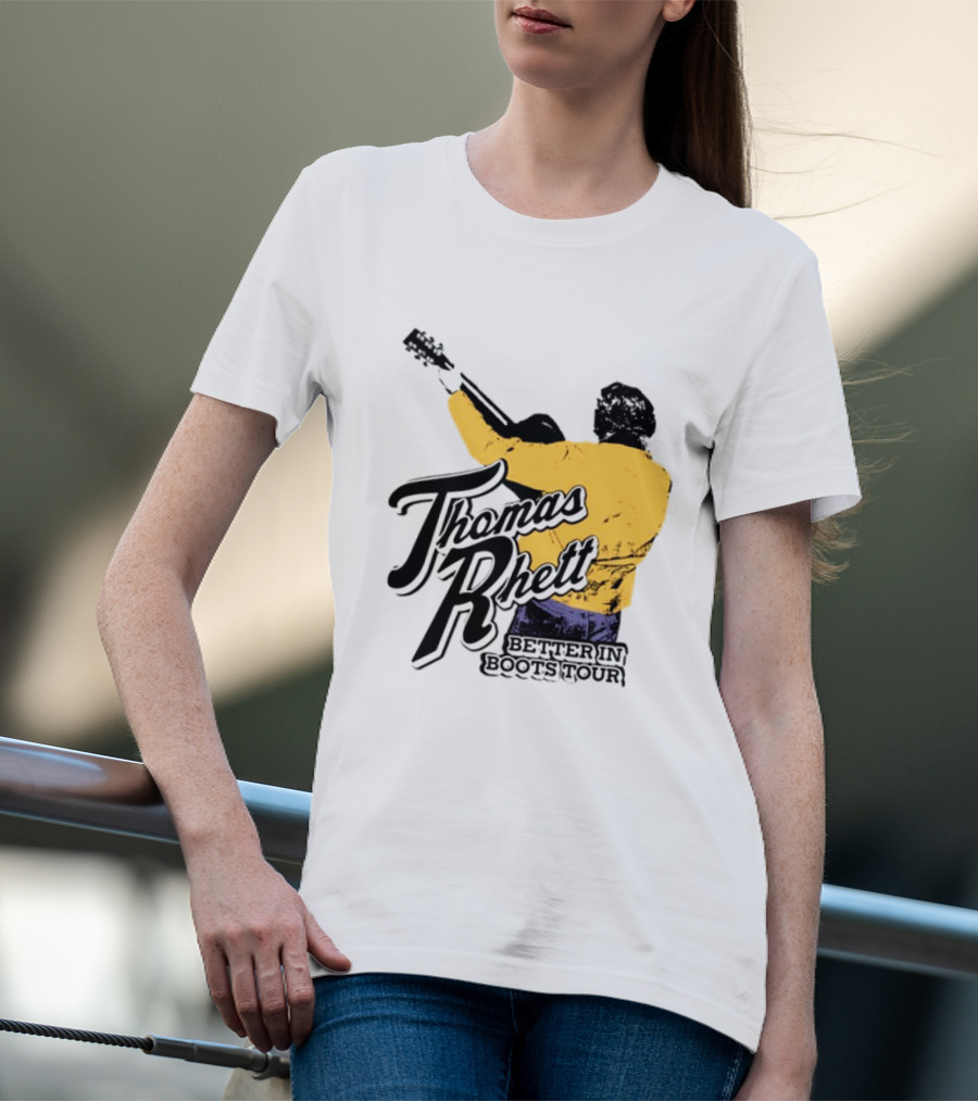 Thomas Rhett Better In Boots Tour Retro Style T-Shirt