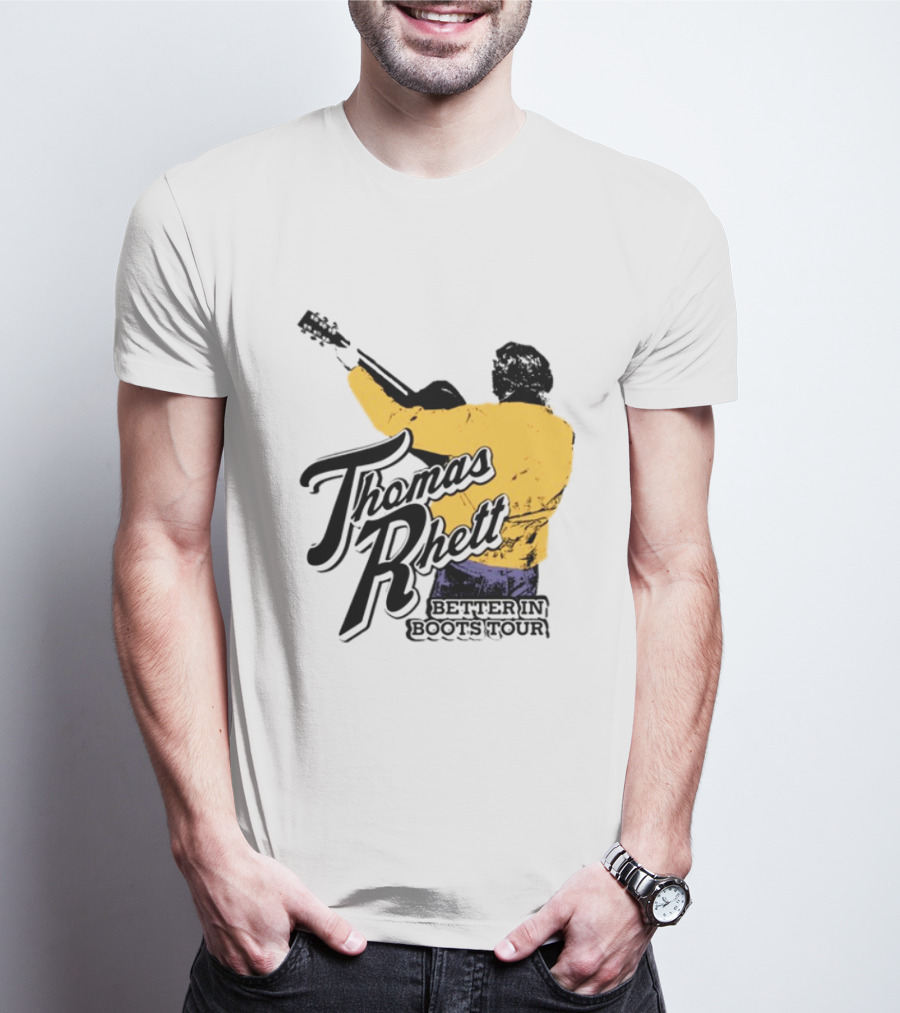 Thomas Rhett Better In Boots Tour Retro Style T-Shirt
