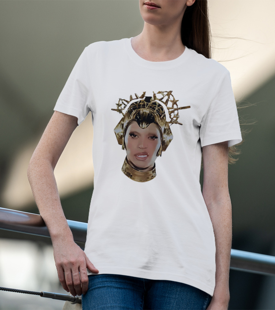 Beyoncé Cowboy Carter Bigface Metallic Headpiece T-Shirt