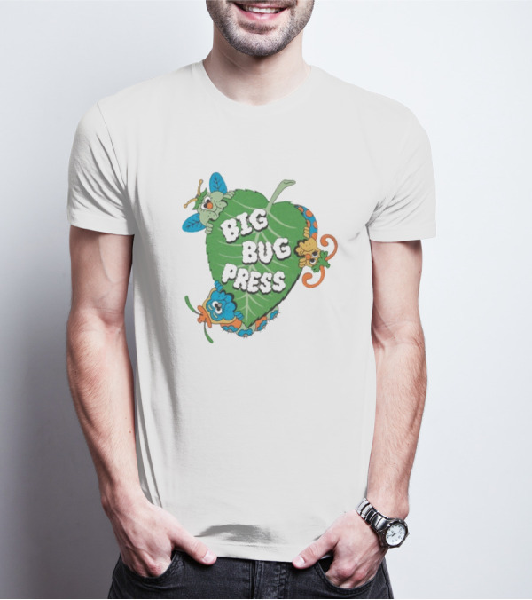 Big Bug Press Leafy Lunchtime Cute Cartoon Characters T-Shirt