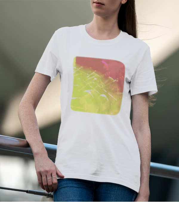 Big Thief Live At Revolution Hal Multicolored Guitar Overlay T-Shirt