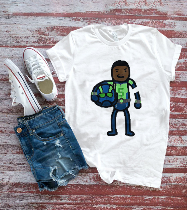 "Anthony Edwards No.5 Cartoon Ant-Man Style Minnesota Timberwolves" T-Shirt