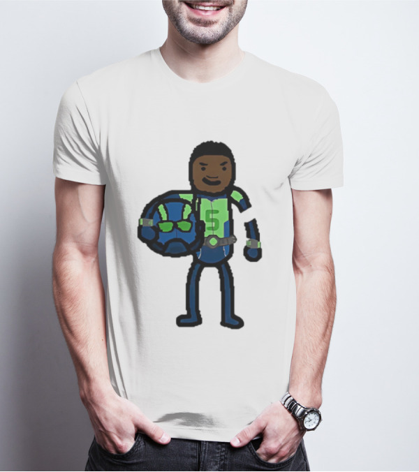 "Anthony Edwards No.5 Cartoon Ant-Man Style Minnesota Timberwolves" T-Shirt