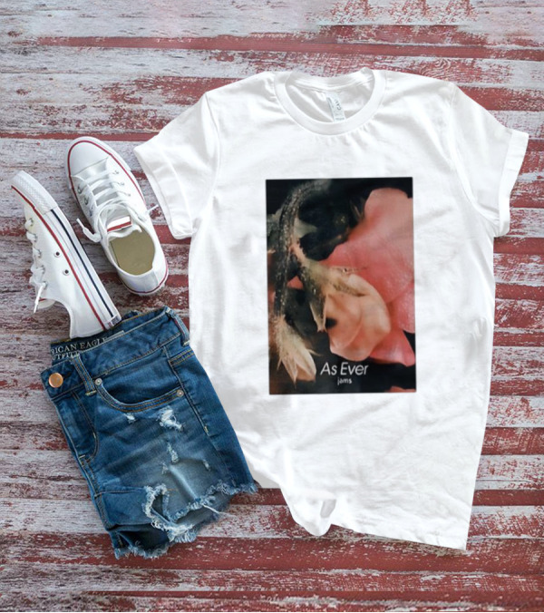 As Ever Jams 02 Pink Floral Close-Up T-Shirt