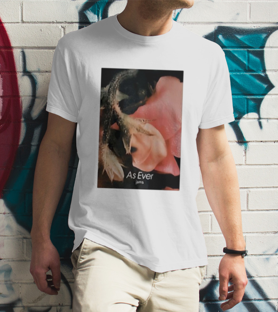 As Ever Jams 02 Pink Floral Close-Up T-Shirt