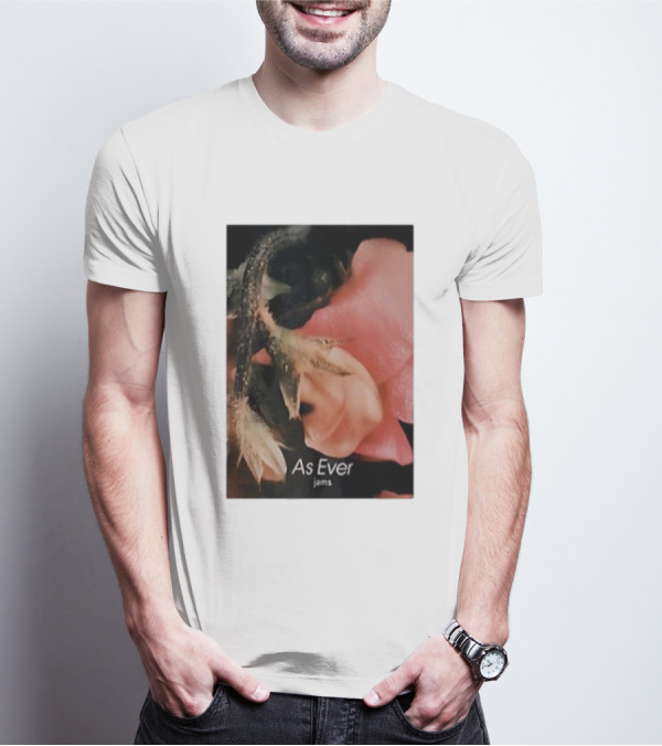 As Ever Jams 02 Pink Floral Close-Up T-Shirt
