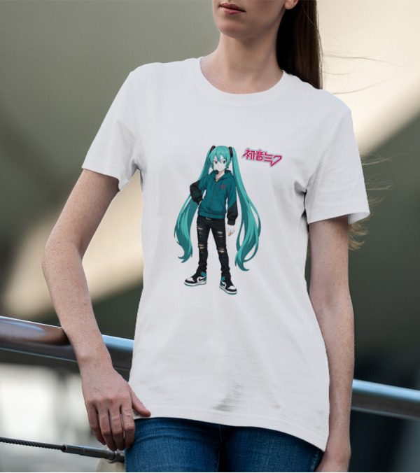 初音ミク Atlanta Miku Character T-Shirt