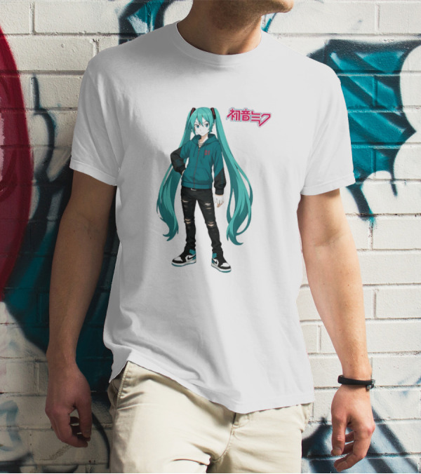 初音ミク Atlanta Miku Character T-Shirt
