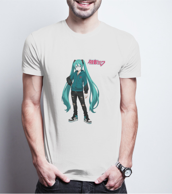 初音ミク Atlanta Miku Character T-Shirt