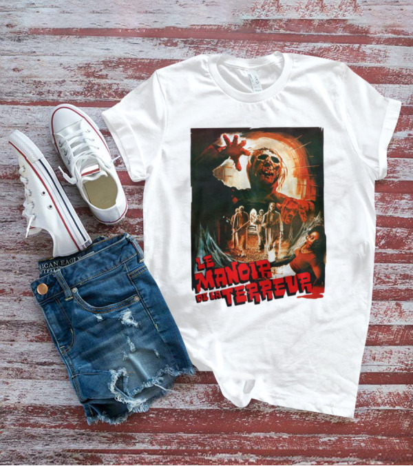 Le Manoir De La Terreur Horror Art T-Shirt