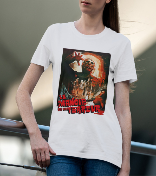 Le Manoir De La Terreur Horror Art T-Shirt