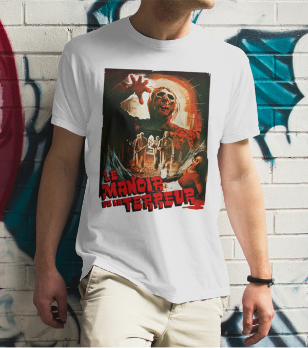 Le Manoir De La Terreur Horror Art T-Shirt