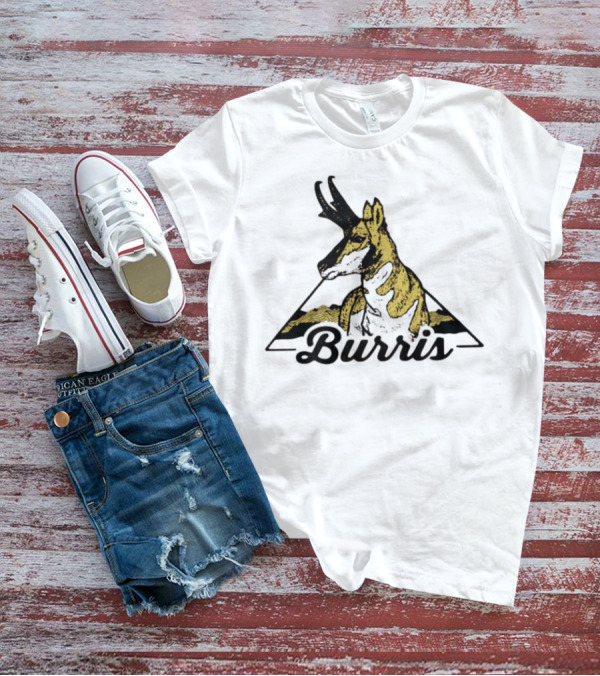 Burris 24 Antelope Triangle Retro Graphic T-Shirt