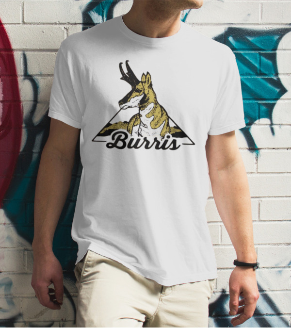 Burris 24 Antelope Triangle Retro Graphic T-Shirt
