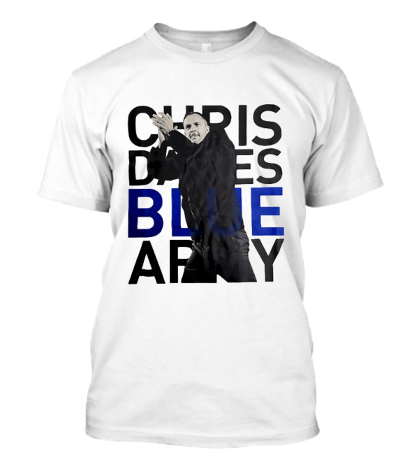 Chris Davies Blue Army Leadership And Inspiration T-Shirt
