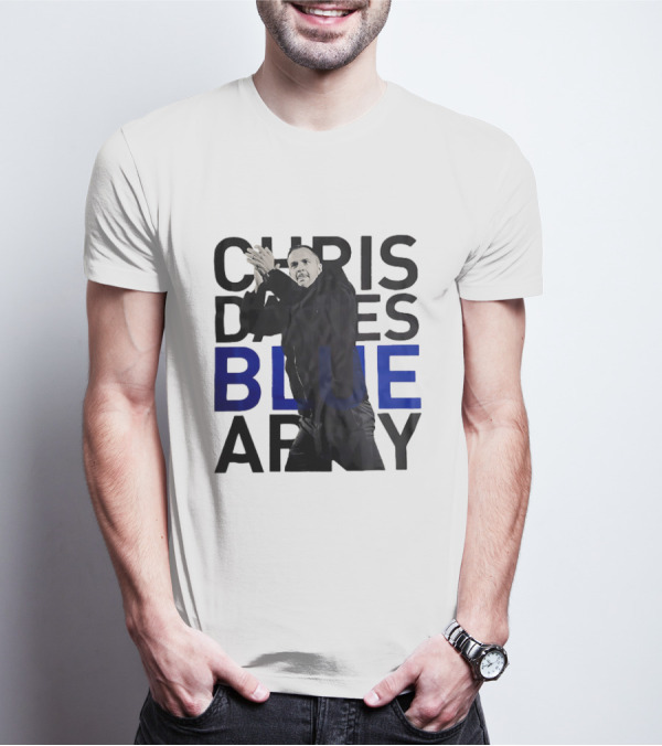 Chris Davies Blue Army Leadership And Inspiration T-Shirt