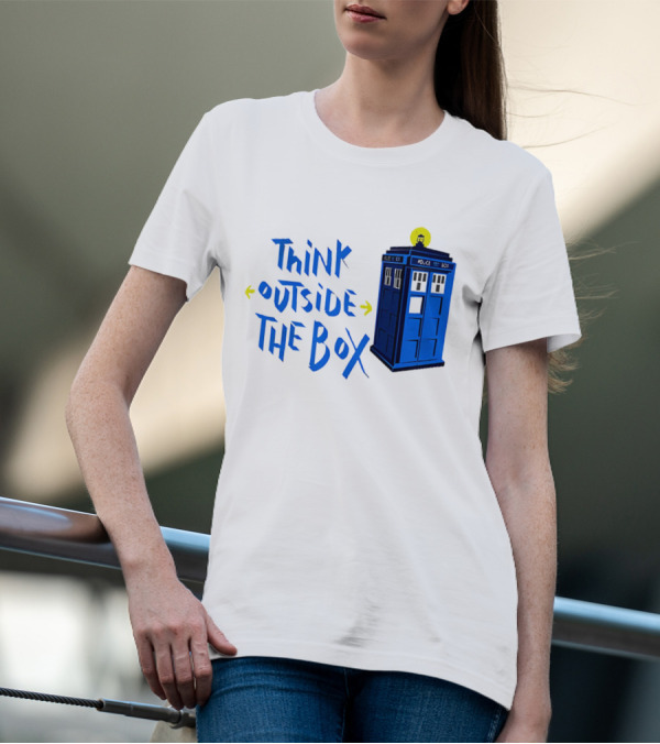 Think Outside The Box Doctor Who Tardis T-Shirt