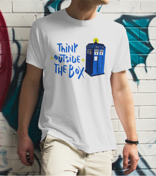 Think Outside The Box Doctor Who Tardis T-Shirt